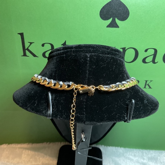 Kate Spade Pretty Pearly Crew Necklace Golden Beads - Picture 9 of 9